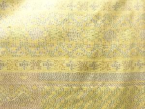 アンティーク　横段に抽象模様織出し本場大島紬着物